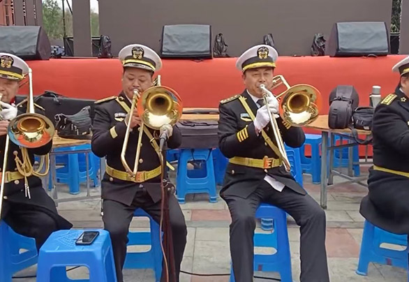 石柱.军乐团主题演出