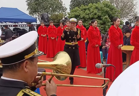 石柱.军乐团主题演出