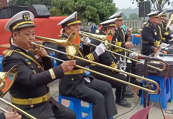 石柱.军乐团主题演出