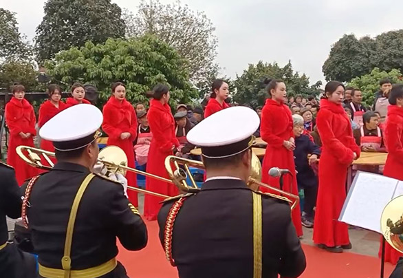 石柱.军乐团主题演出