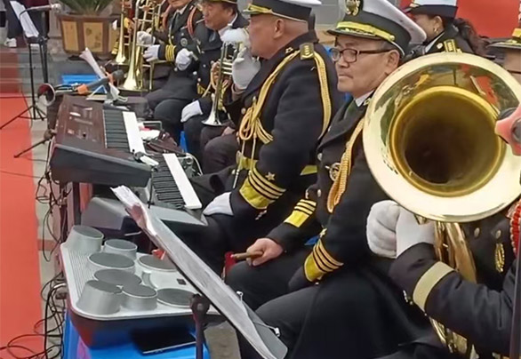 石柱.军乐团主题演出