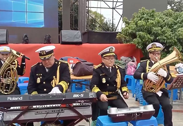 石柱.军乐团主题演出