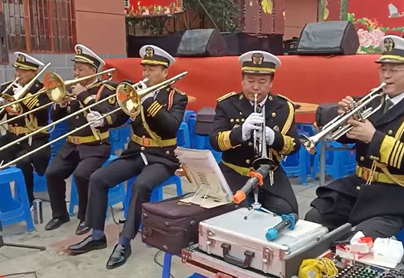 石柱.军乐团主题演出