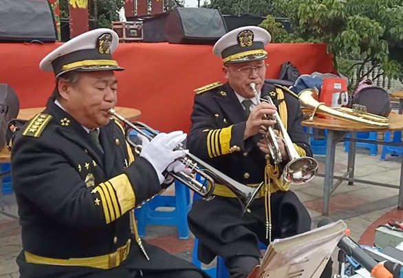 石柱.军乐团主题演出