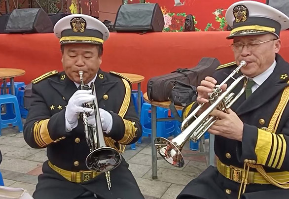 石柱.军乐团主题演出