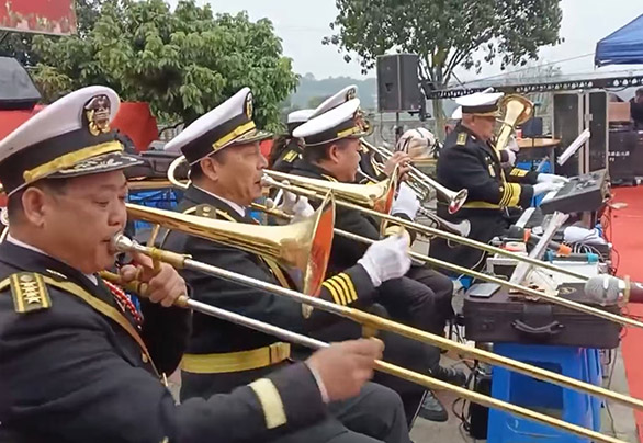 石柱.军乐团主题演出